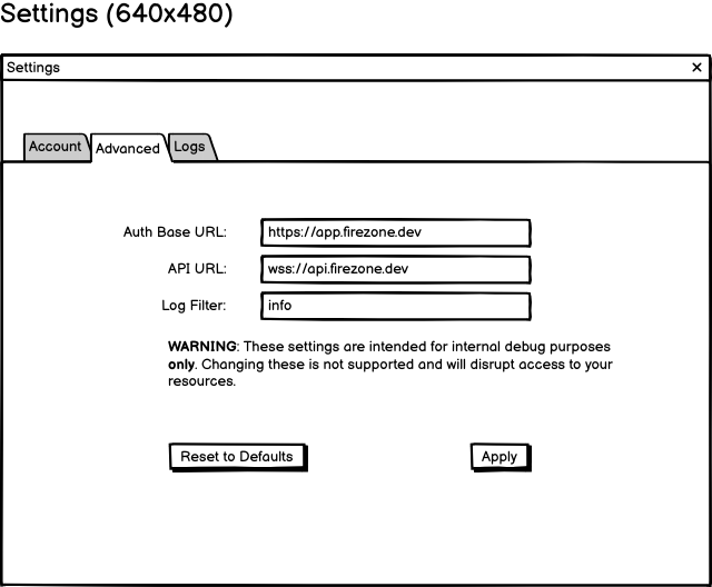 Windows client settings · Issue #2714 · firezone/firezone · GitHub