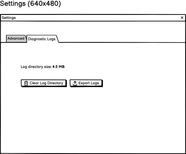 apple: Move log controls to "Logs" section of Settings · Issue #2725 ...